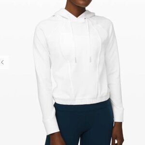 Lululemon Never Still Pullover Hoodie White – Size 6